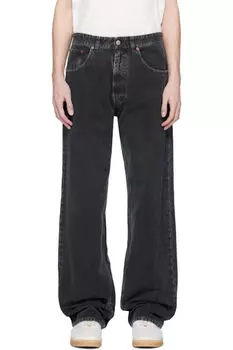 Черные джинсы с 5 карманами MM6 Maison Margiela