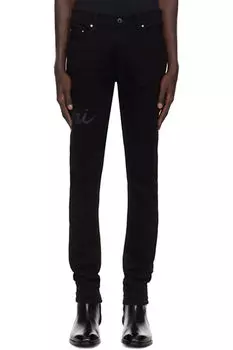 Черные джинсы с логотипом «Amiri»