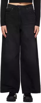 Черные джинсы с потертостями Juun.J