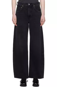 Черные джинсы с заниженной талией AGOLDE