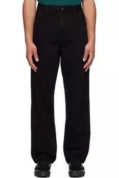 Черные джинсы с защипом до колена Carhartt Work In Progress