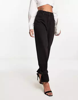 Черные джинсы с завязками на щиколотке AllSaints Tara