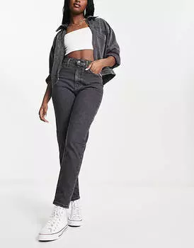 Черные джинсы с завышенной талией Levi's