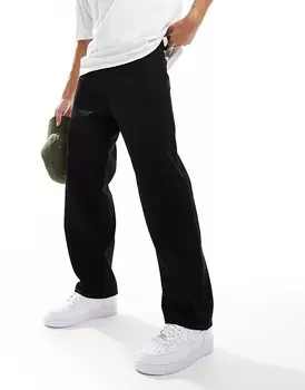 Черные джинсы широкого кроя ADPT