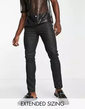 Черные джинсы скинни ASOS DESIGN