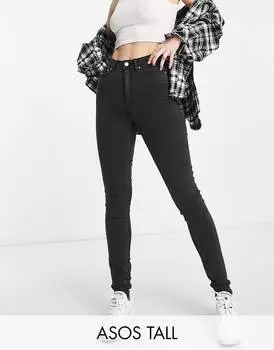 Черные джинсы скинни ASOS DESIGN Tall Ultimate