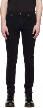 Черные джинсы скинни Dean Nudie Jeans