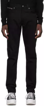 Черные джинсы скинни Dean Nudie Jeans