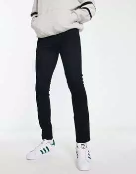 Черные джинсы скинни Jack & Jones Intelligence Liam