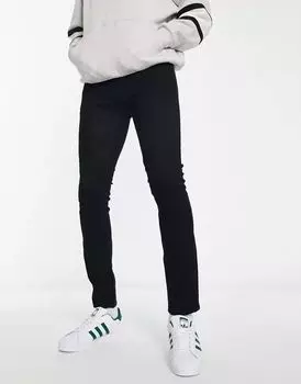 Черные джинсы скинни Jack & Jones Intelligence Liam