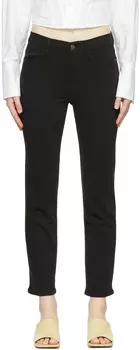 Черные джинсы скинни Le High FRAME