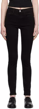 Черные джинсы-скинни Le High из пленки FRAME