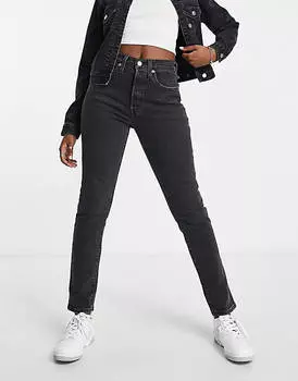 Черные джинсы скинни Levi's 501
