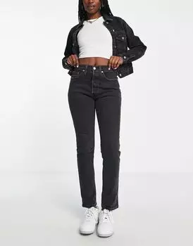 Черные джинсы скинни Levi's 501