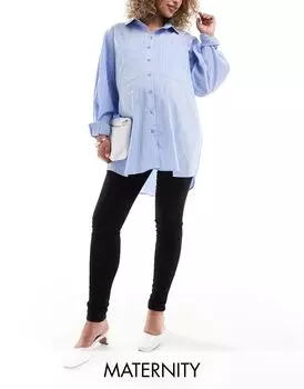 Черные джинсы скинни ONLY Maternity Royal