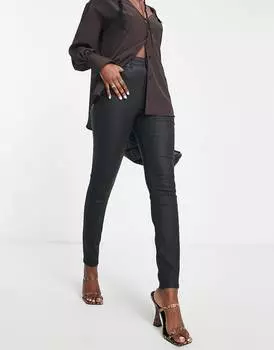 Черные джинсы скинни с покрытием ASOS DESIGN Ultimate