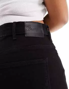 Черные джинсы скинни с высокой посадкой Wrangler plus