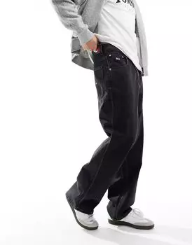 Черные джинсы свободного кроя Tommy Jeans Aiden