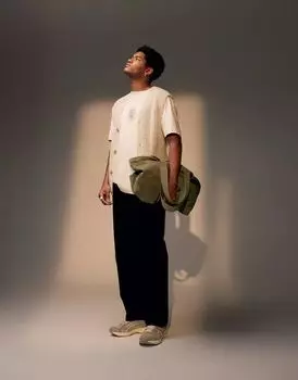 Черные джинсы свободного кроя Topman