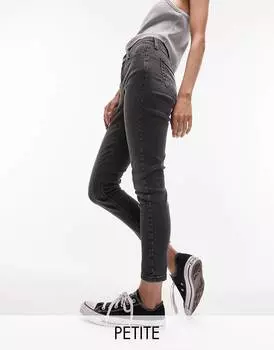 Черные джинсы Topshop Petite Jamie