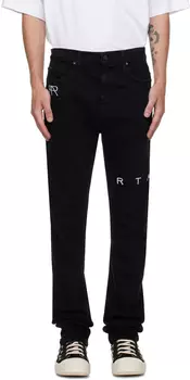 Черные джинсы узкого кроя RTA