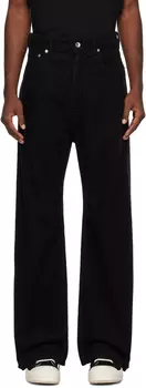 Черные джинсы в стиле гетов Rick Owens DRKSHDW