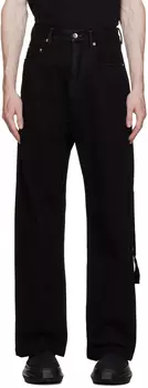 Черные джинсы в стиле гетов Rick Owens DRKSHDW