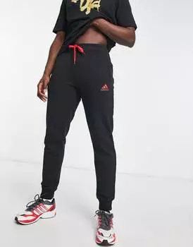 Черные джоггеры adidas Football Manchester United adidas performance