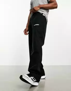Черные джоггеры adidas Outdoor Foundation adidas performance
