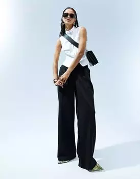 Черные джоггеры из неопрена ASOS