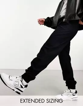 Черные джоггеры-карго с эластичной резинкой на талии ASOS DESIGN