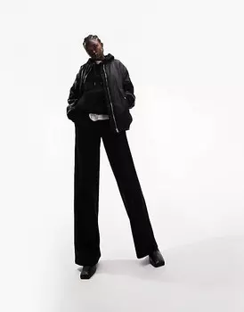 Черные джоггеры прямого кроя ASOS DESIGN