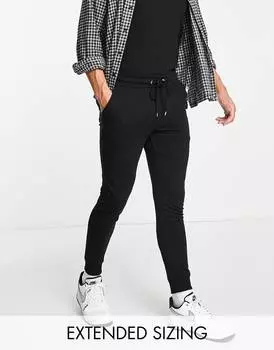Черные джоггеры скинни ASOS DESIGN