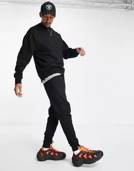 Черные джоггеры скинни ASOS DESIGN