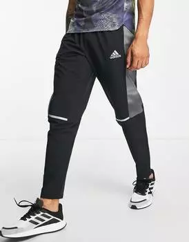 Черные джоггеры со вставками adidas Running Own the Run