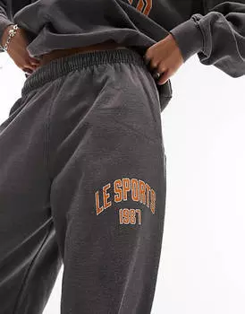 Черные джоггеры Topshop Coord Le Sports