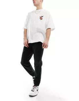 Черные джоггеры узкого кроя River Island