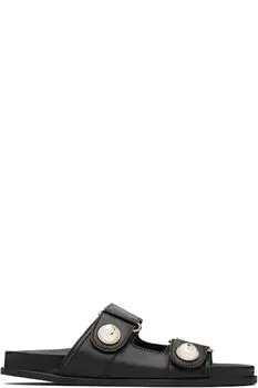 Черные фаянсовые сандалии Jimmy Choo