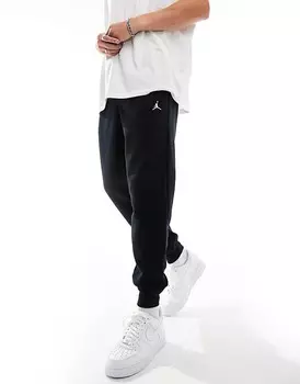 Черные флисовые джоггеры Jordan Brooklyn