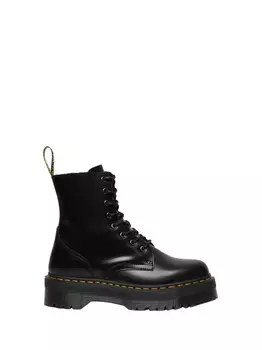 Черные гладкие женские ботинки-амфибии jadon Dr Martens