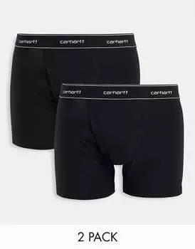 Черные хлопковые боксеры Carhartt WIP (2 шт.)