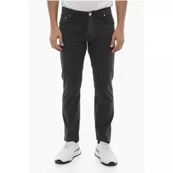 Черные хлопковые брюки Corneliani, Black