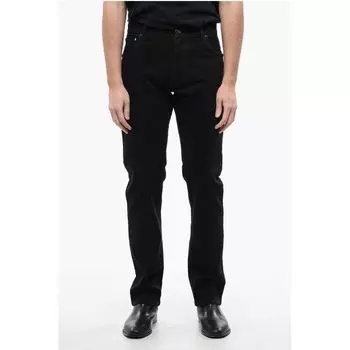 Черные хлопковые джинсы Деним Corneliani, Black
