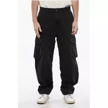 Черные хлопковые джинсы Деним Diesel, Black