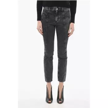 Черные хлопковые джинсы Деним Isabel Marant, Black