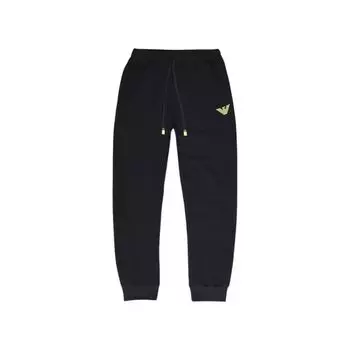 Черные хлопковые джинсы и брюки Emporio armani underwear