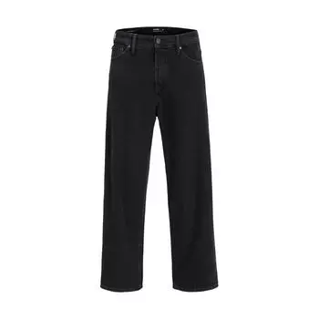 Черные хлопковые джинсы и брюки Jack & Jones