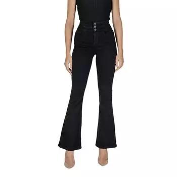 Черные хлопковые джинсы и брюки ONLY