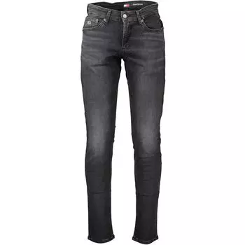 Черные хлопковые джинсы и брюки Tommy Hilfiger