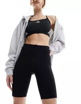 Черные хлопковые шорты-леггинсы ASOS 4505 Icon 8 дюймов